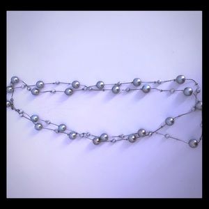Silver beaded Necklace
